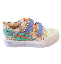 Load image into Gallery viewer, Go Bananas Dino Canvas - GB24SDINO-V Beige/Blue/Orange