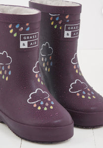 Grass & Air Amethyst Purple Colour-Changing Wellies