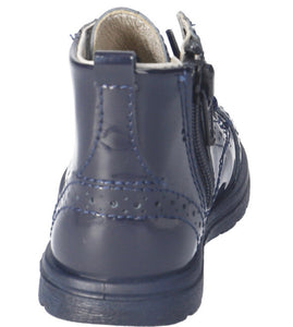 Ricosta Jemmy Boot in Navy Patent Leather