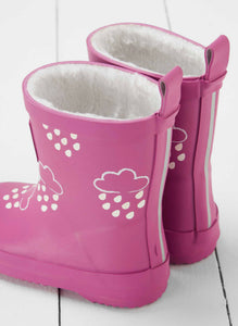 Grass & Air Winter Colour Change Wellies Orchid Pink