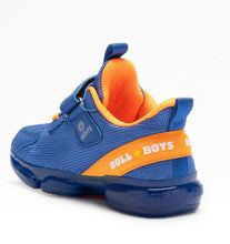 Load image into Gallery viewer, Bull Boys Dilofhosauro  Light Up trainer Royal/Orange - DNAL4502
