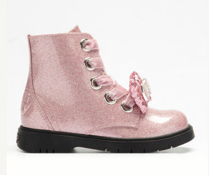 Lelli Kelly Fior Di Fiocco Pink Glitter Rosa Boot