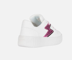 Geox Mikiroshi White/Fuchsia Sneaker