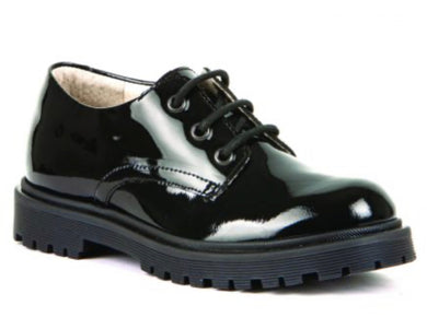 Froddo Lea L Patent Leather lace up school shoes G4130077