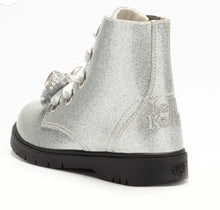 Load image into Gallery viewer, Lelli Kelly LKHF3736 Fior Di Fiocco Silver Glitter Bow Boot