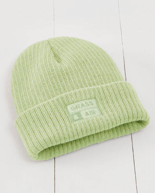 Grass & Air Glacial Green Beanie Hat