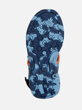 Load image into Gallery viewer, Geox Borealis Blue/Orange Closed Toe Waterproof Sandal