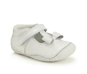 Start-rite Wiggle White Patent Leather Pre-Walker