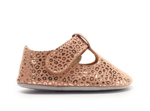 Start-rite Rhyme Rose Gold Suede Baby Shoes