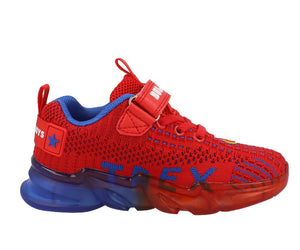 Bull Boys T-Rex Red Light Up Trainers - DNAL3212