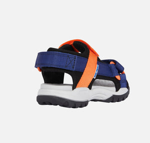 Geox Borealis Open Toe Navy/Orange Waterproof Sandal