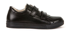 Load image into Gallery viewer, Froddo Morgan D Velcro G4130068 Black Leather School Shoe