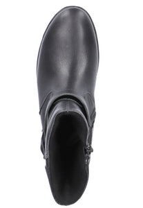 Ricosta Ranka Black Leather Waterproof Boot