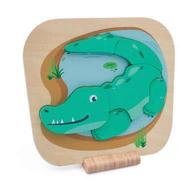 Jumini Safari Crocodile Raised Puzzle
