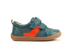 Load image into Gallery viewer, Start-rite Maze Teal leather/canvas shoe