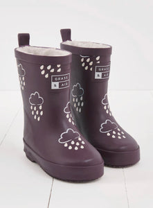 Grass & Air Amethyst Purple Colour-Changing Wellies