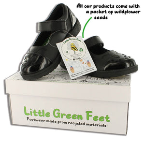 Little Green Feet Ellie School Shoe