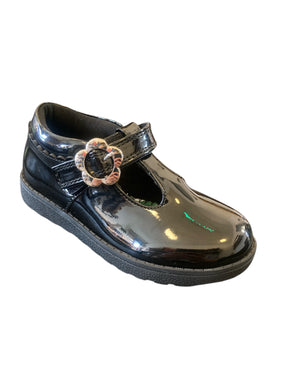 Little Green Feet Daisy School Shoe