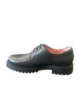 Load image into Gallery viewer, Petasil Teresa Black Leather Lace Up School Shoe