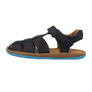 Camper Bicho Blue Leather Sandal