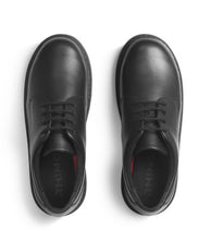 Load image into Gallery viewer, Start-rite Glitch Black Leather School Shoe