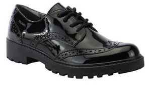Geox Casey Patent Leather Brogue