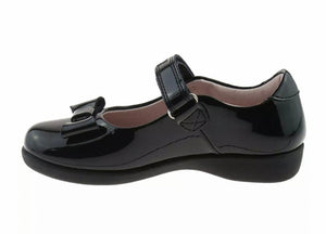 Lelli Kelly Perrie Black Patent School Shoe - E fitting