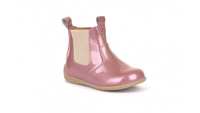 Froddo Pink Patent Chelsea Boot - G2160054