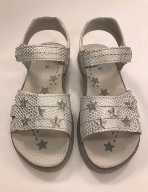 Lurchi Lulu White & Silver Sandal