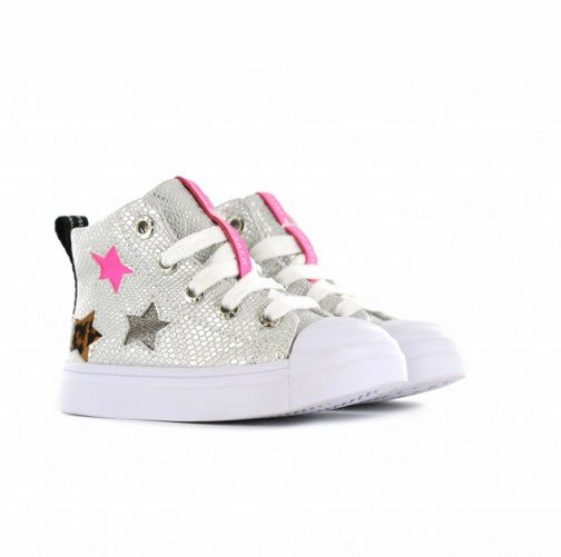 Shoesme Silver Star High Tops Trainer