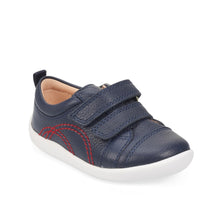 Load image into Gallery viewer, Start-rite Tree House Navy Leather Shoe