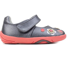 Load image into Gallery viewer, Pediped Flora Pewter Grip n Go Shoe