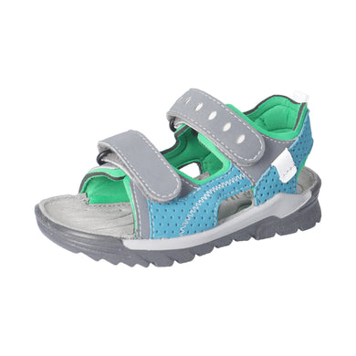 Ricosta Tajo Waterproof Sandal Grey and Green