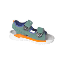Load image into Gallery viewer, Ricosta Tajo Waterproof Sandal Forest Green and Orange
