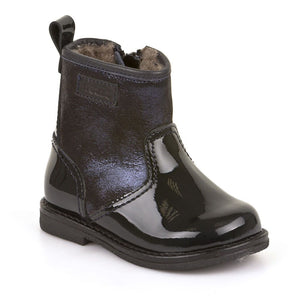 Froddo Navy Patent Leather Boot - G2160038-6