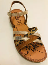 Load image into Gallery viewer, Bellamy gold strapped Sandal