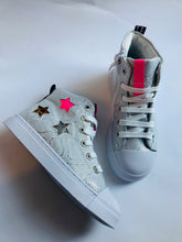 Load image into Gallery viewer, Shoesme Silver Star High Tops Trainer