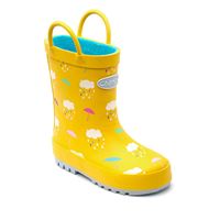 Load image into Gallery viewer, Chipmunks Yellow Rain Welly