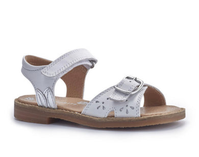 Start-rite Holiday White Leather Sandal