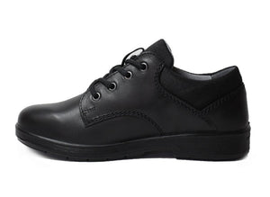 Ricosta Harry Black Leather School Shoe
