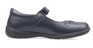 Start-rite Wish Black Leather E Width School Shoe