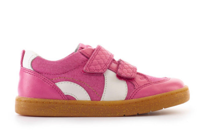 Start-rite Enigma Pink Leather/Canvas Shoe