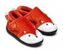 Load image into Gallery viewer, Chipmunks Mr Fox Rust Slippers