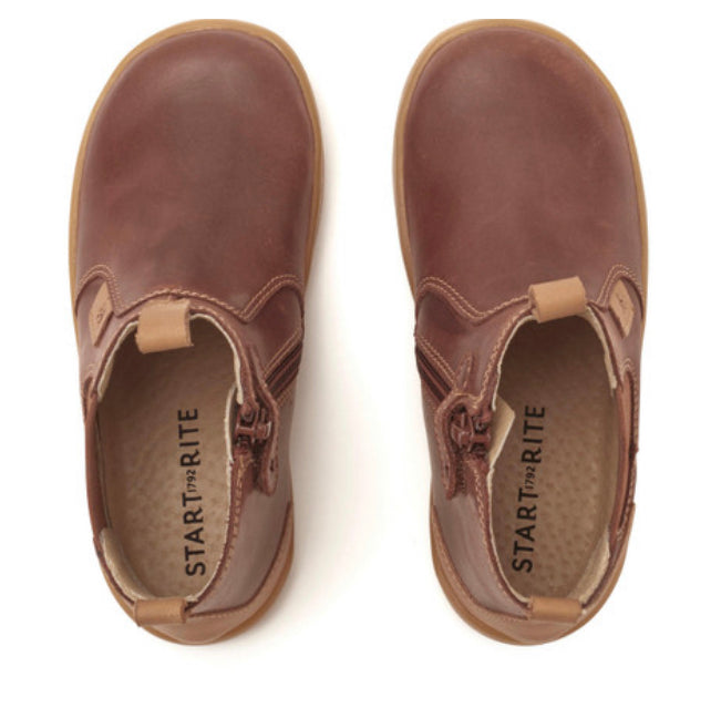 Start-rite Energy Tan Leather Ankle Boot – Feet Street Kids