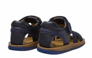 Camper Bicho Navy Leather Sandal