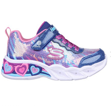 Load image into Gallery viewer, Skechers S Lights Sweetheart Let’s Shine Shine Trainer