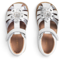 Load image into Gallery viewer, Start-rite Flora White/Silver Leather Sandal