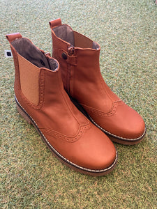 Bo-Bell Pluto Tan Leather Chelsea Boot
