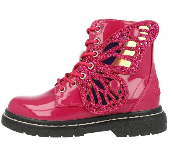 Lelli Kelly Fuxia Wings Boot LK6540 – Feet Street Kids