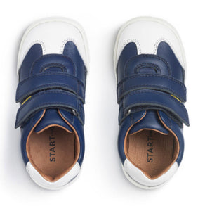 Start-rite Roundabout French Navy Leather Shoe